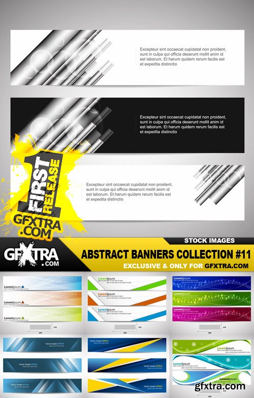 Abstract Banners Collection #11 - 25 Vectors