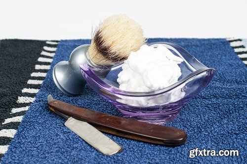 Collection shaving accessories 25 HQ Jpeg