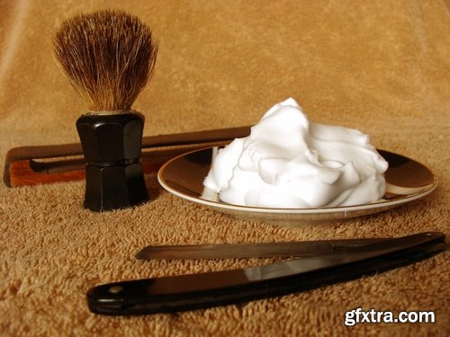 Collection shaving accessories 25 HQ Jpeg