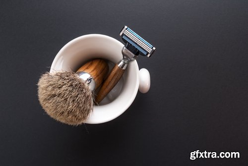 Collection shaving accessories 25 HQ Jpeg