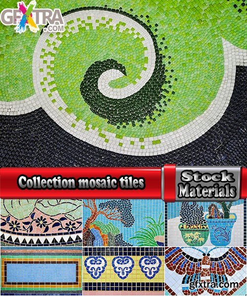 Collection mosaic tiles 25 HQ Jpeg