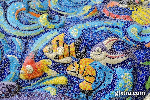 Collection mosaic tiles 25 HQ Jpeg