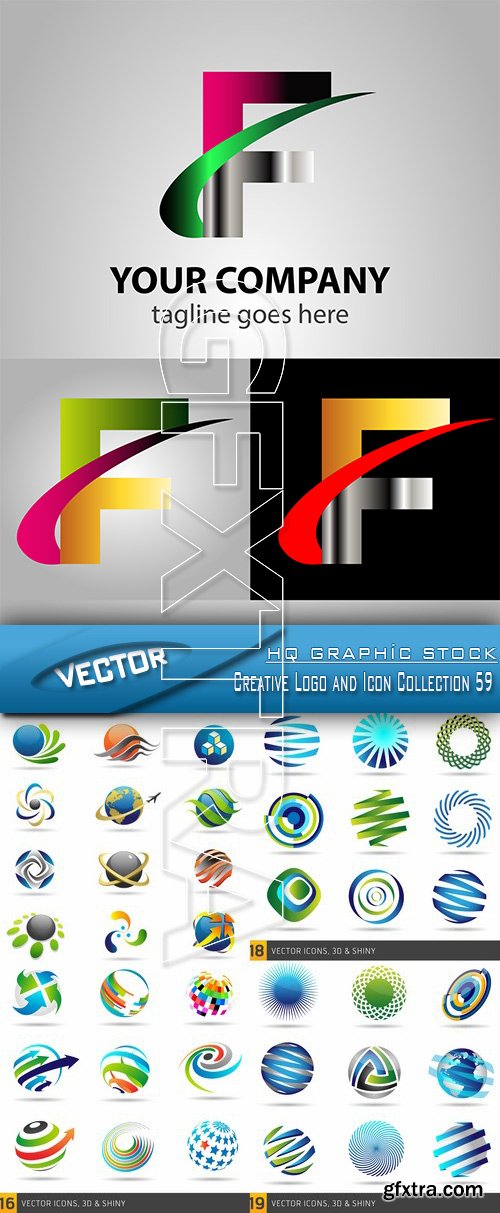 Stock Vector - Creative Logo and Icon Collection 59