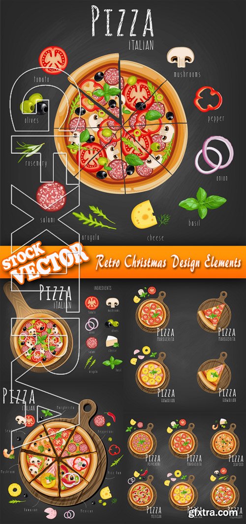 Stock Vector - Pizza Menu Design#2