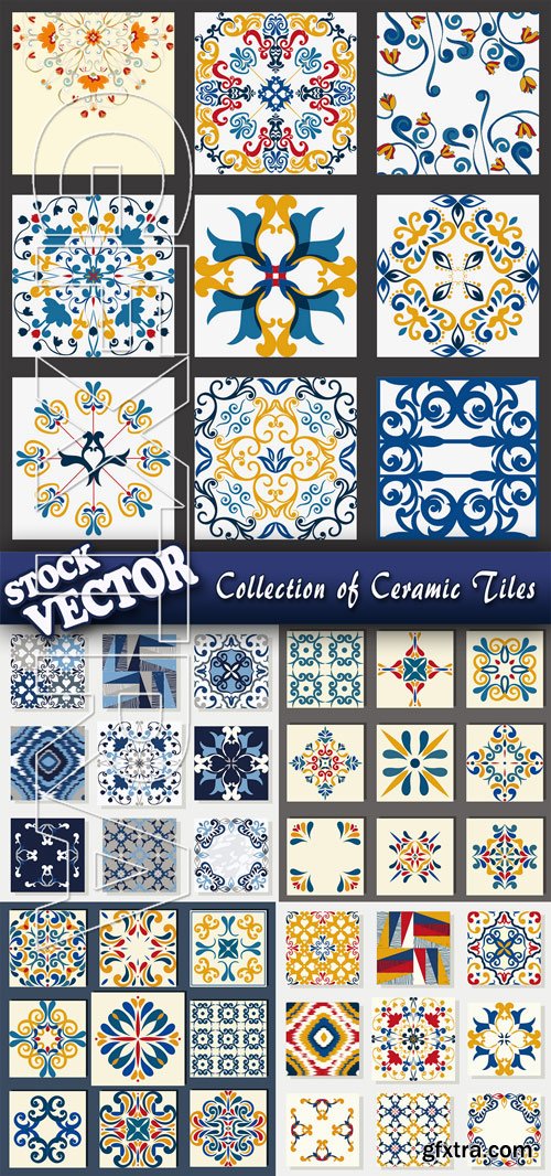 Stock Vector - Collection of Ceramic Tiles