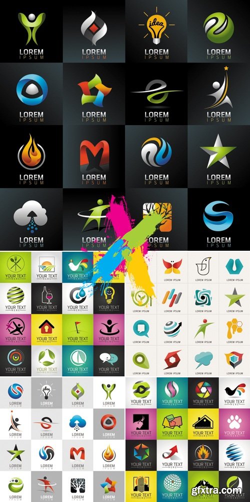 Icons & Logos Vector Collection