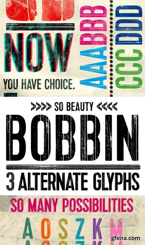 CM - BOBBIN FONT with CIRILLIC – 50% OFF