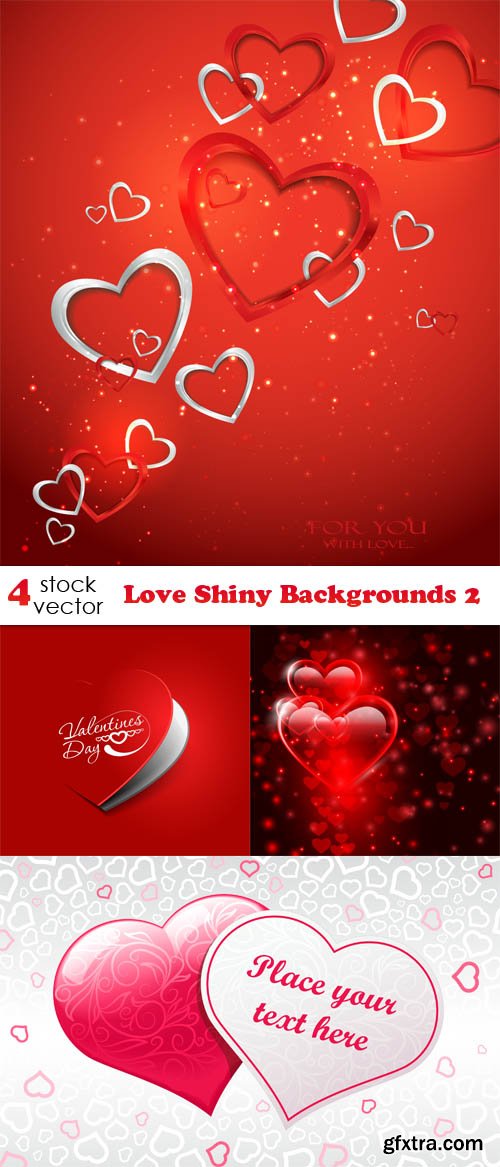 Vectors - Love Shiny Backgrounds 2