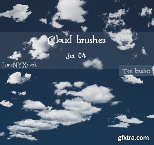 Photoshop Brushes - Clouds, part 4