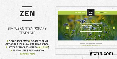 ThemeForest - Zen - Multipurpose One Page Template - FULL