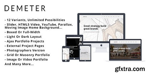 ThemeForest - Demeter - Creative HTML5 Template - RIP