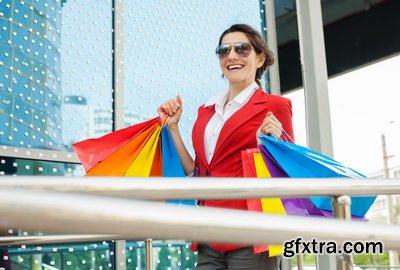 Shopping, People with Shopping Bags 25xJPG