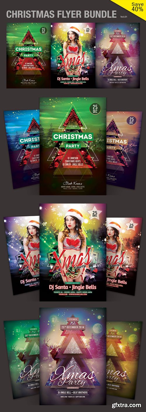 Christmas Flyer Bundle Vo - CM 110474