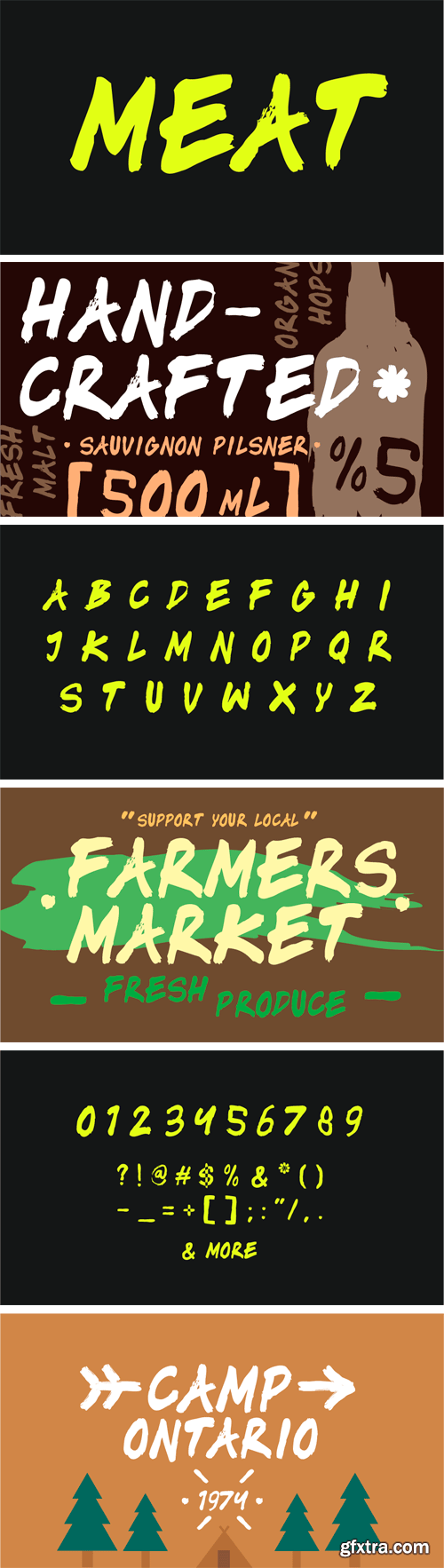 Meat Font $10