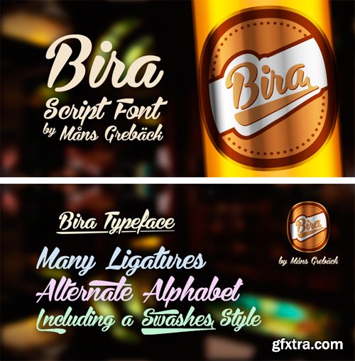 Bira Font Family - 2 Fonts $59