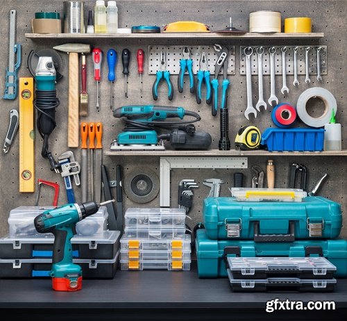 Collection of various tools 25 HQ Jpeg