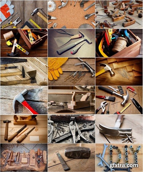 Collection of various tools 25 HQ Jpeg