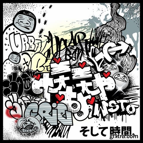 Collection of various images of graffiti 25 Eps