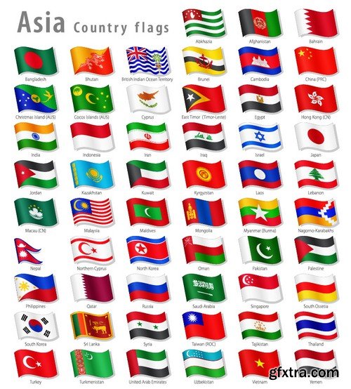 Stock Vectors - Large collection of flags, 25xEPS