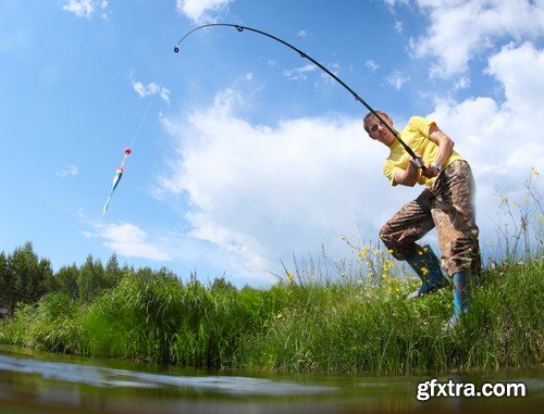 Stock Photos - Fishing 2, 25xJPG