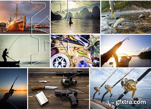 Stock Photos - Fishing 2, 25xJPG