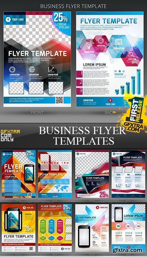 Business Flyer Templates, 25xEPS