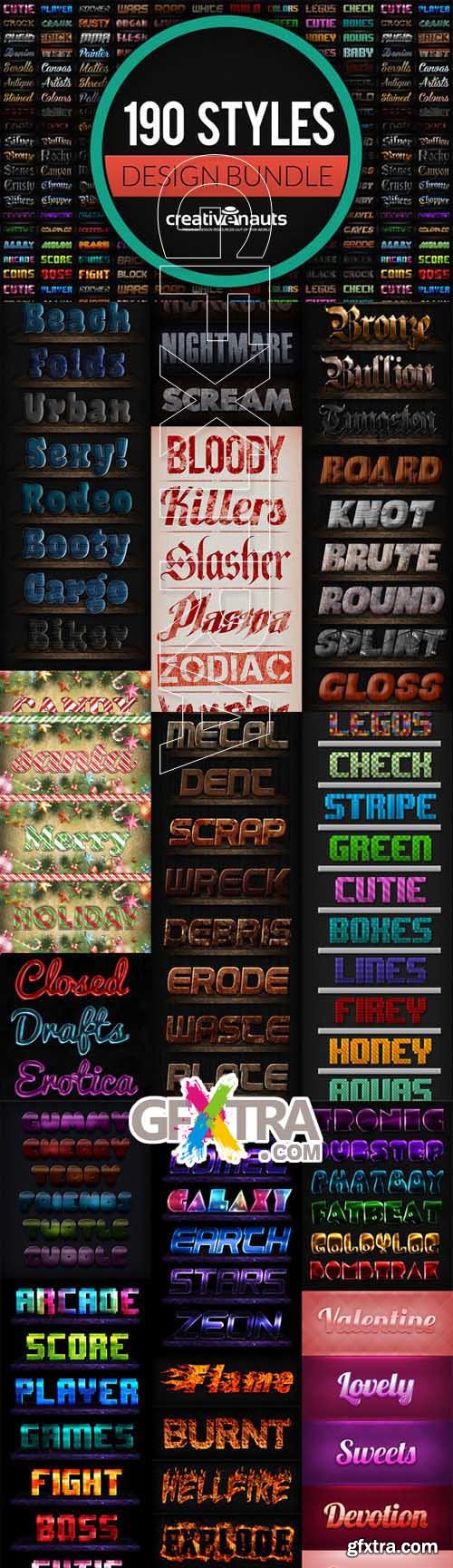 190 Text Effects for Photoshop