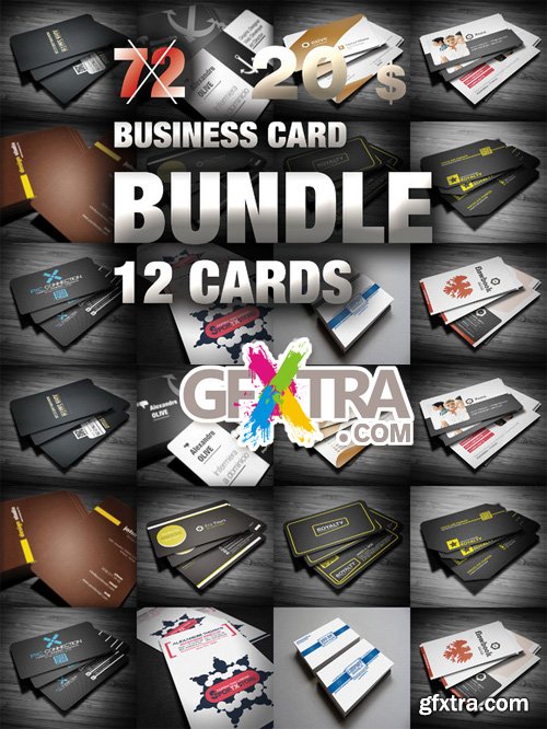 Mega Bundle Business Card 12 in 1