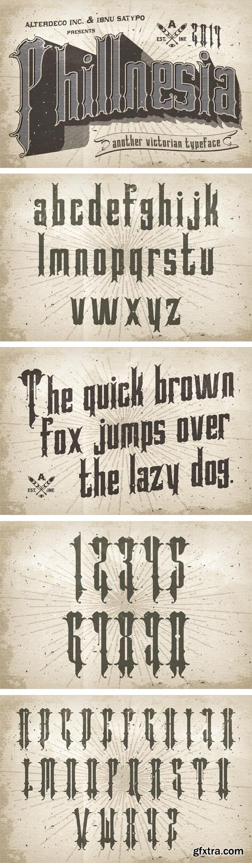 Phillnesia Typeface