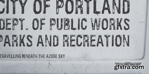 Public Works - 1 font: $29.00