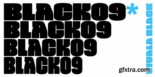 Vivala Black - 4 fonts: $43.16