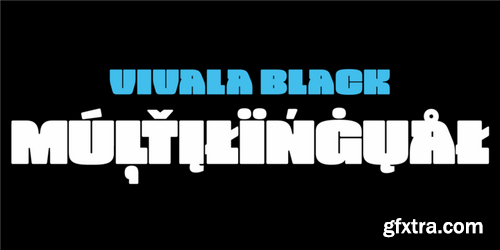 Vivala Black - 4 fonts: $43.16