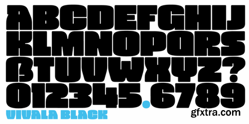 Vivala Black - 4 fonts: $43.16