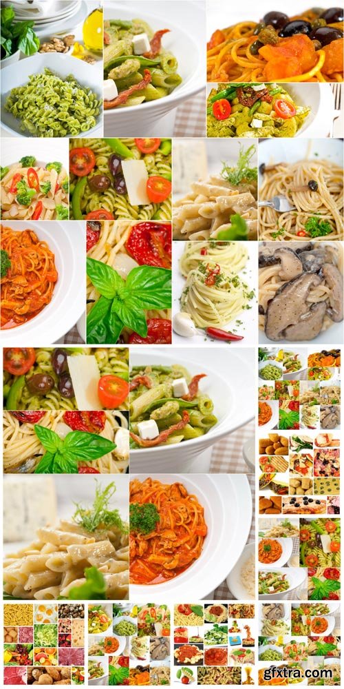 Food collage food - Stock Photo