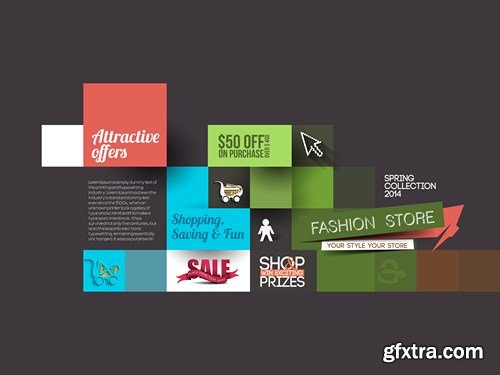 Shop & Sale Templates, 25xEPS