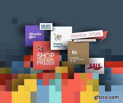 Shop & Sale Templates, 25xEPS