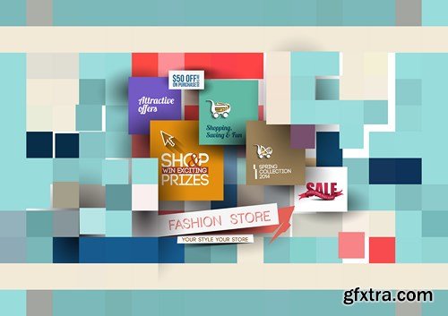 Shop & Sale Templates, 25xEPS