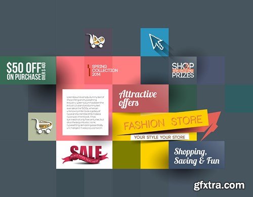 Shop & Sale Templates, 25xEPS