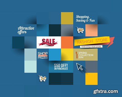 Shop & Sale Templates, 25xEPS