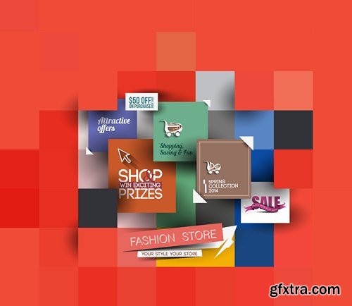 Shop & Sale Templates, 25xEPS