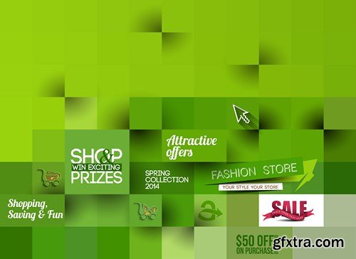 Shop & Sale Templates, 25xEPS