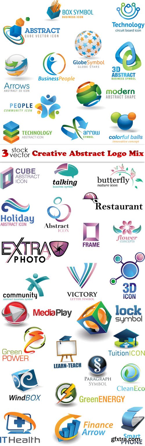 Vectors - Creative Abstract Logo Mix