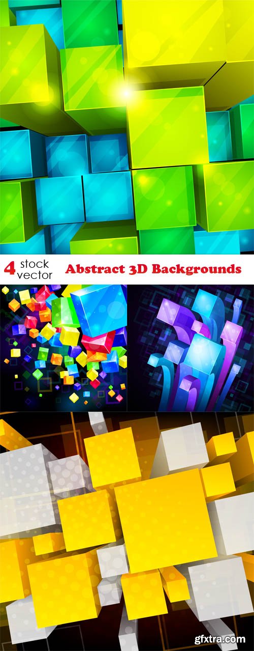 Vectors - Abstract 3D Backgrounds