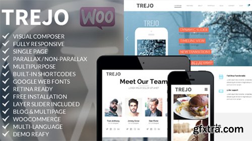 Mojo-Themes - Trejo v1.0 - Multipurpose Responsive One Page WordPress Theme