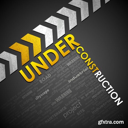 Stock Vector - Under Construction Concept, 25EPS