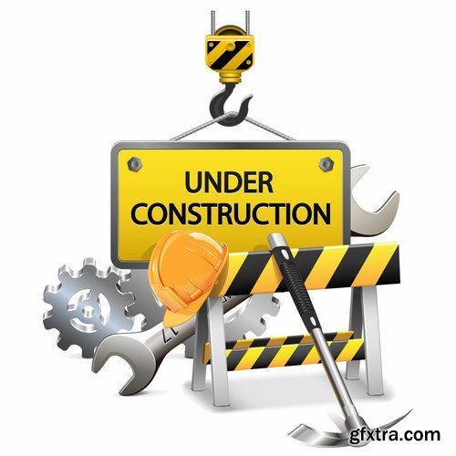 Stock Vector - Under Construction Concept, 25EPS