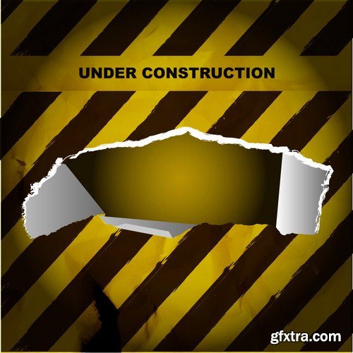 Stock Vector - Under Construction Concept, 25EPS