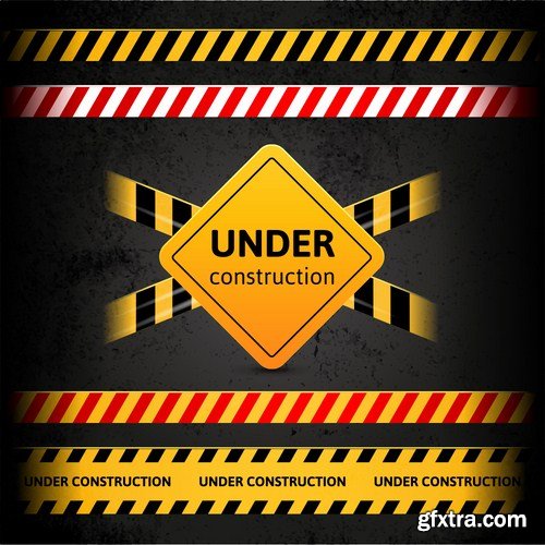 Stock Vector - Under Construction Concept, 25EPS