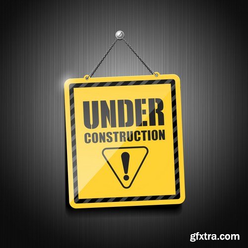 Stock Vector - Under Construction Concept, 25EPS