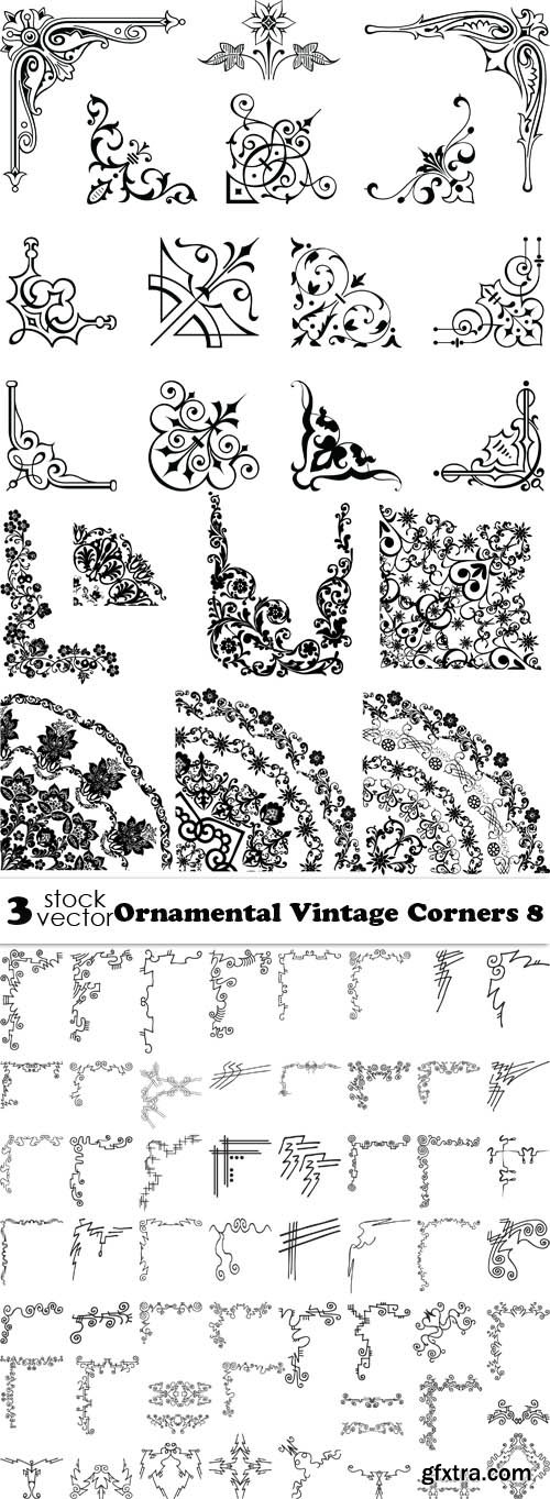 Vectors - Ornamental Vintage Corners 8